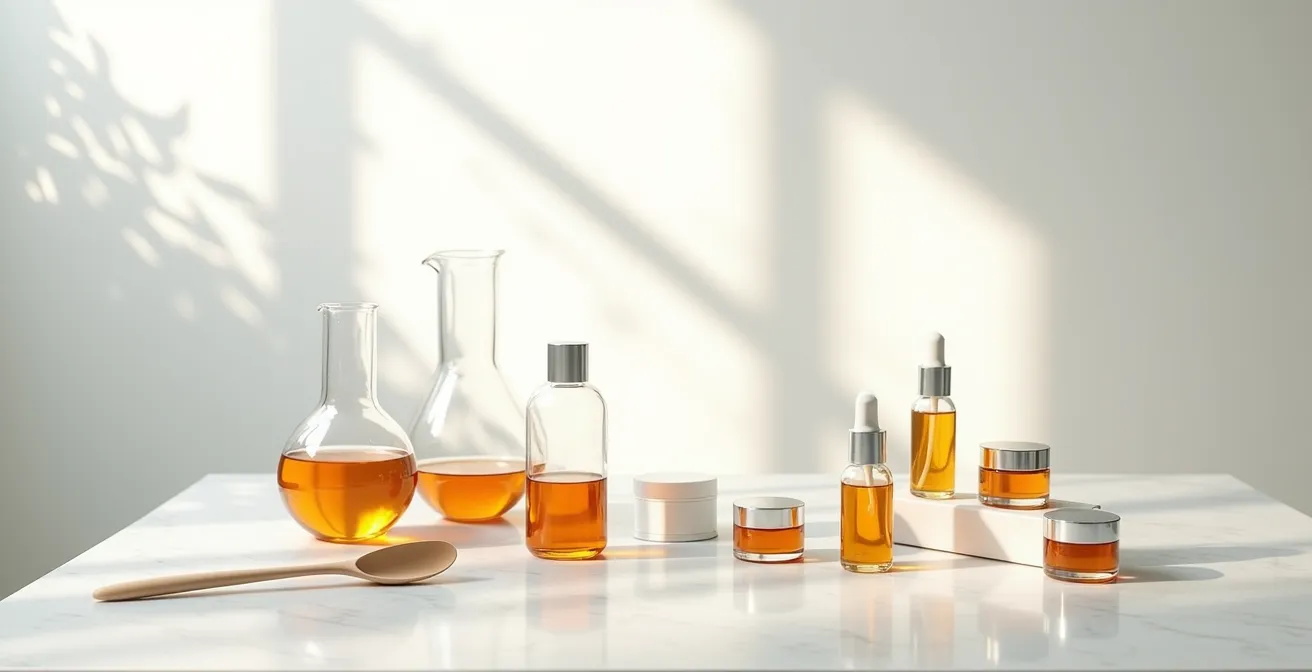 Sterile Arbeitsumgebung für hausgemachte Kosmetikherstellung