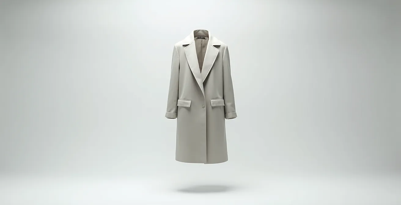 Minimalistisches Outfit mit klaren Linien im Bauhaus-Stil